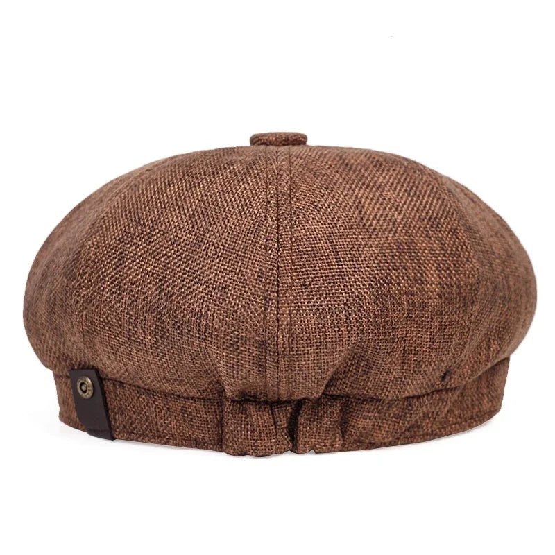 New Men Casual Newsboy Hat Spring Summer thin retro beret Hat wild casual Hats unisex octagonal Cap Fashion Hip Hop Caps gorras