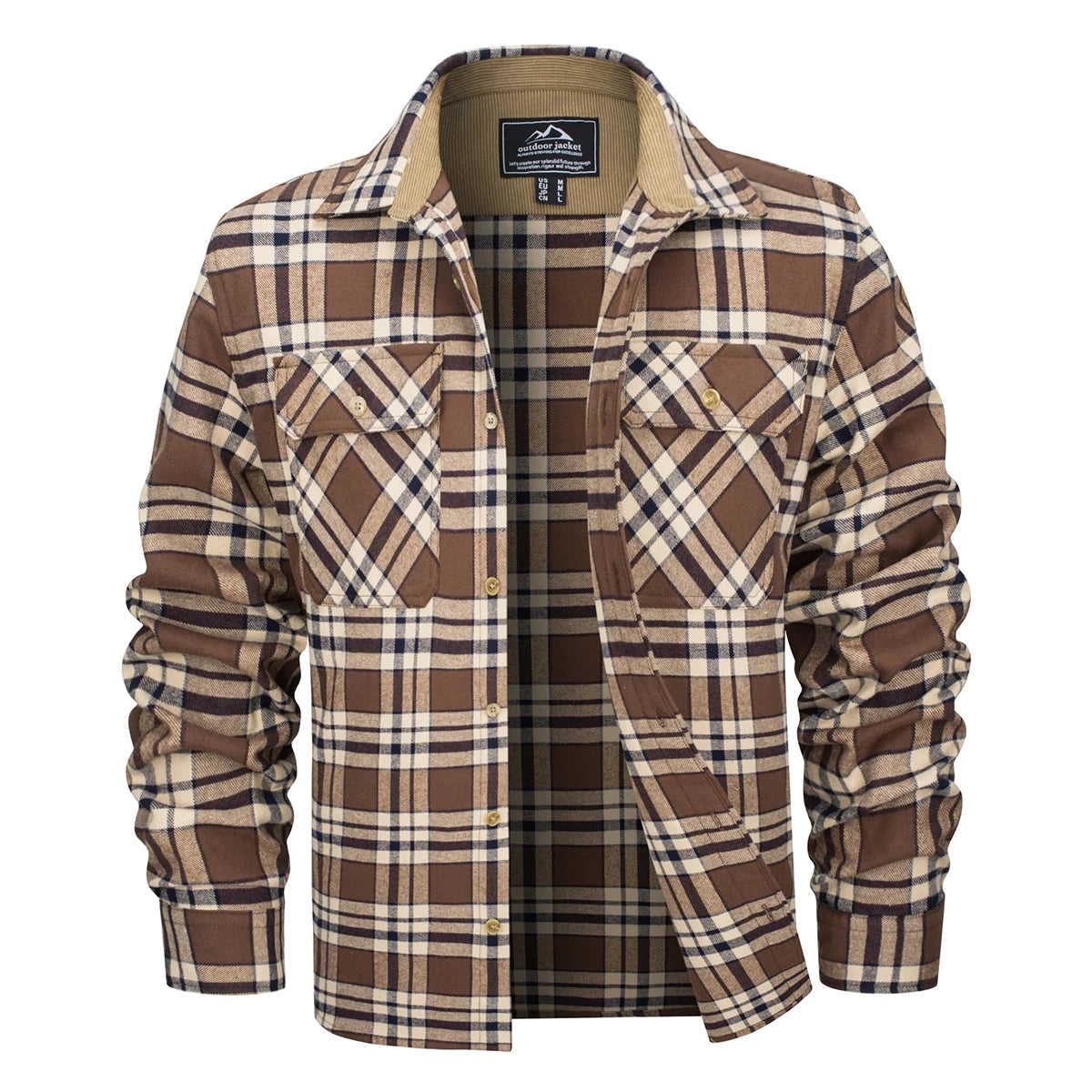 MAGCOMSEN Men’s Flannel Shirt