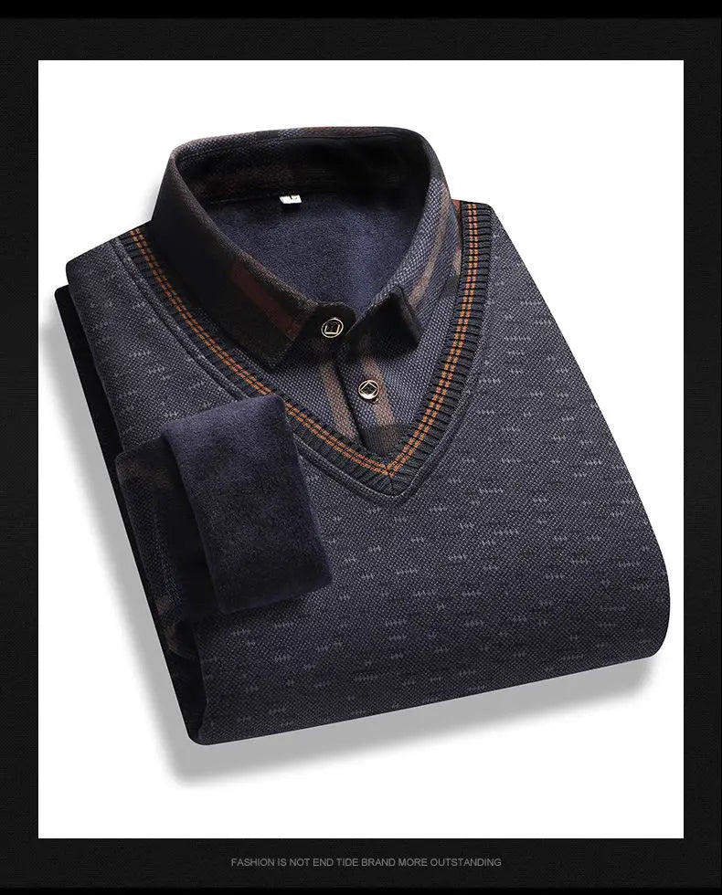 Two‑Piece Polo Neck Sweater