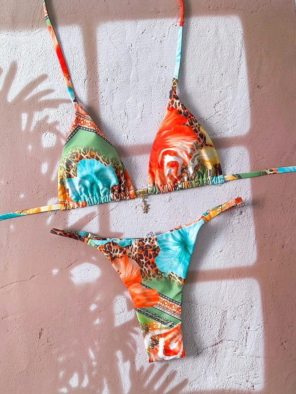 Leopard Micro Bikini Set