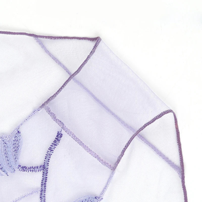 Ultra‑Thin Low‑Waist Embroidered Panties