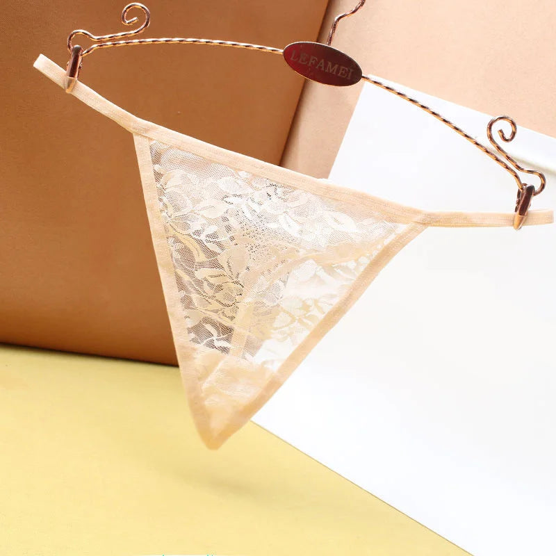 Lace Low‑Waist Thong