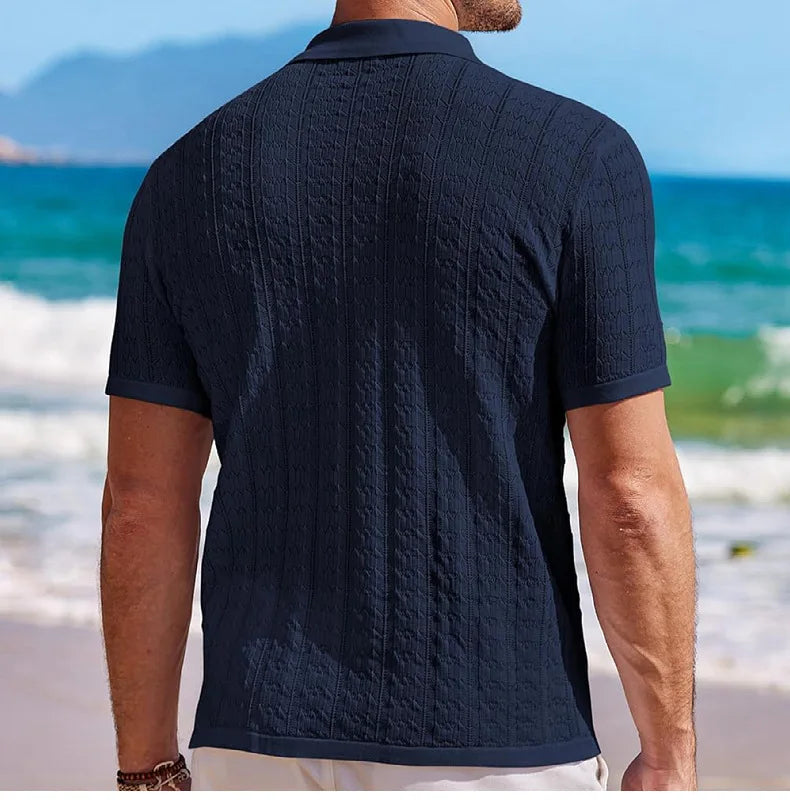 Luxury Knitted Polo Shirt