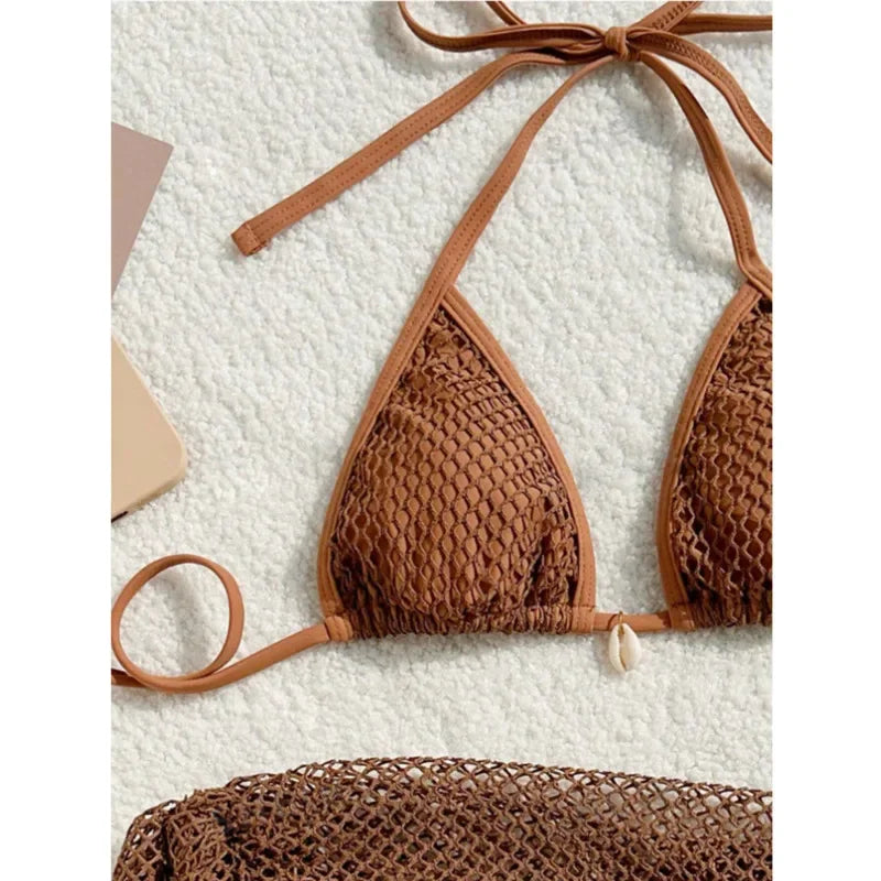 2026 Sexy Bikinis Female Swimsuits Women's Three-Piece Swimwear Beach Swim Wear Bathing Suits Brazilian Bikini Set Pool Bather