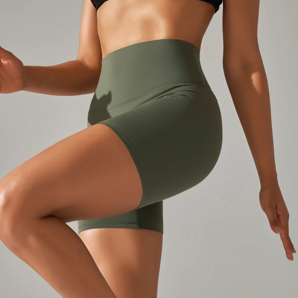 Seamless High Waist Yoga Shorts for Women