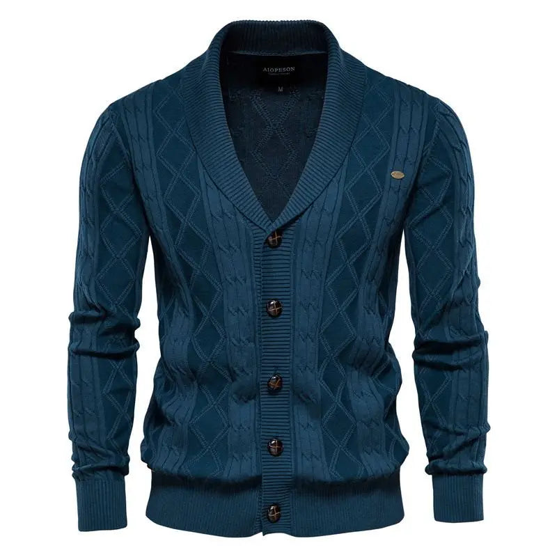 Retro V‑Neck Sweater Jacket for Spring & Autumn