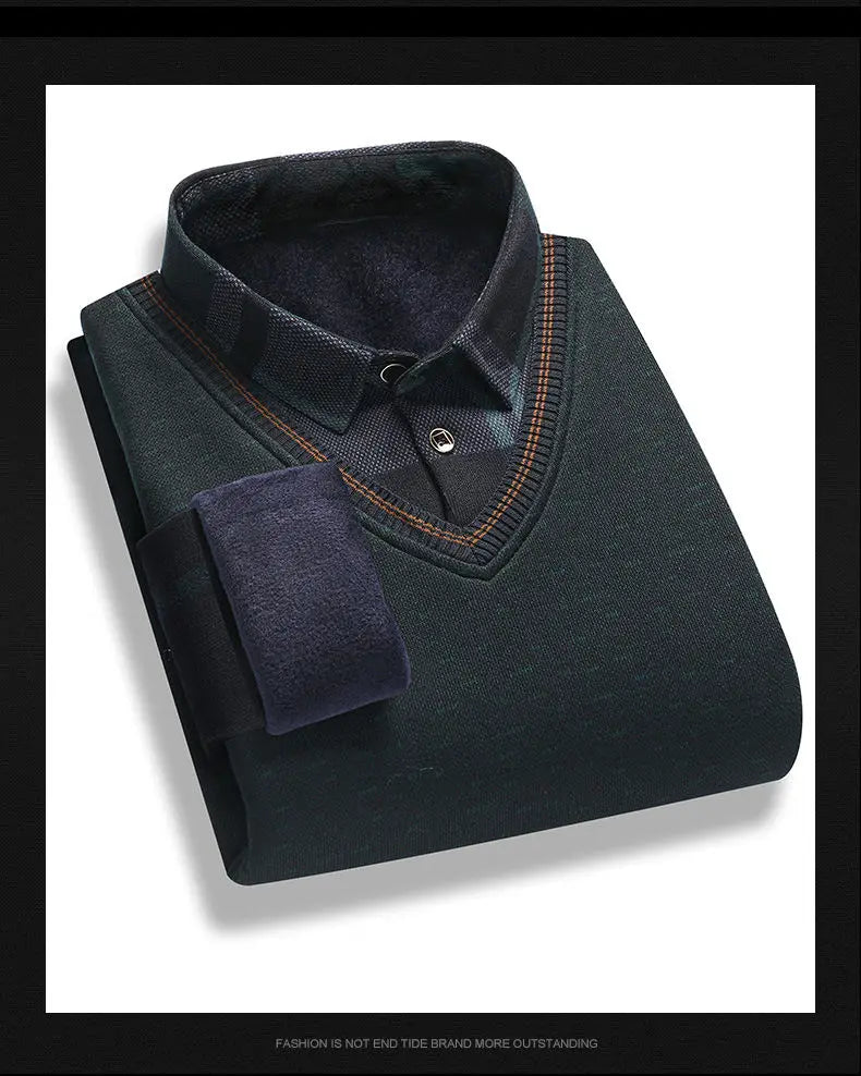 Two‑Piece Polo Neck Sweater
