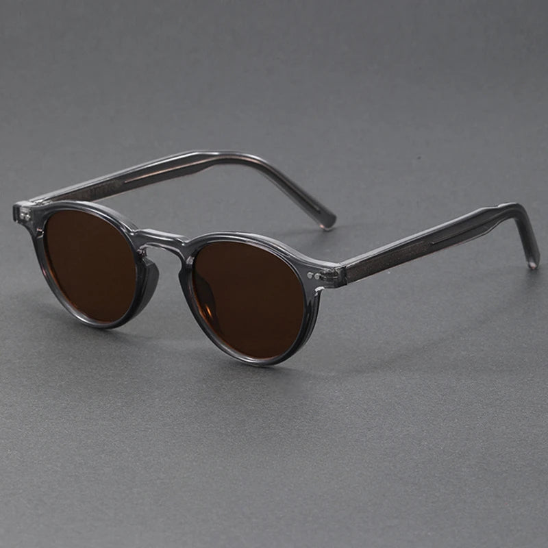 polarized sunglasses men TR90 frame acetate fashion sun glasses women unisex trend decoration European style grey brown