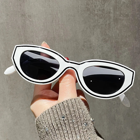 Trendy Design Cat Eye Sunglasses Women New Fashion Party Hip-Hop Decorated Sunglasses For Men Popular Brand Design Eyewear