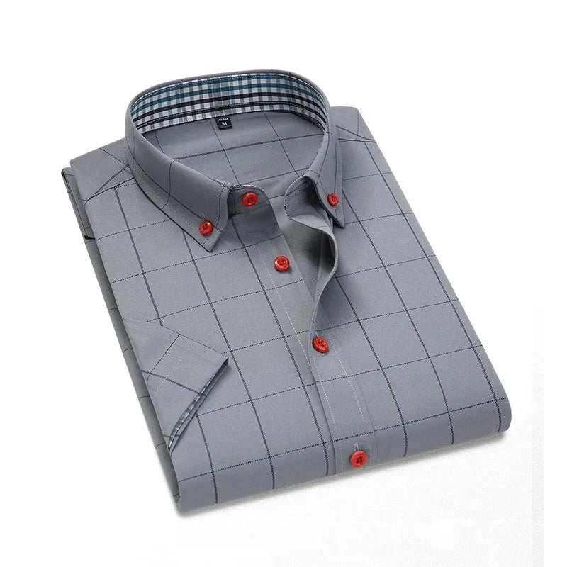Breathable Slim‑Fit Casual Business Shirt