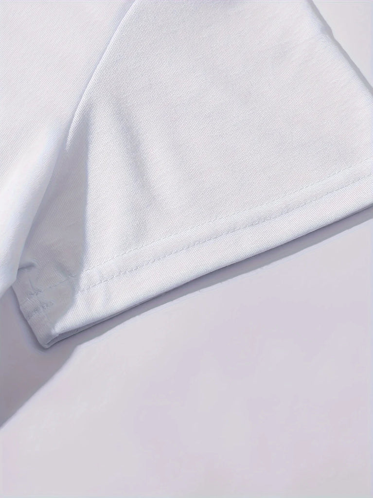 Paris Print Tee - and Breathable Short Sleeves Classic Crew Neck Perfectly Casual for Everyday Wear - Ideal for Warm Weather