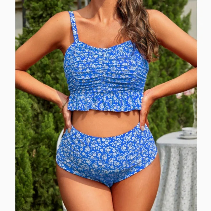 2025 Maternity Totem Print Swimsuit – Women’s 3‑Piece Pregnancy Swimwear Set