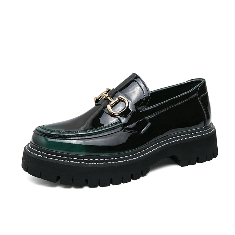 Men's Leather Shoes Casual Heightened Business Shoes Ultra-Light Comfortable Fashion Sports Heightening Leather Shoes KN-WJZ-336
