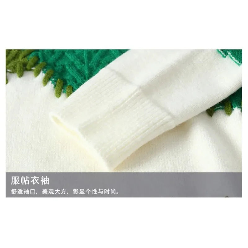 Men’s O‑Neck Splicing Sweater