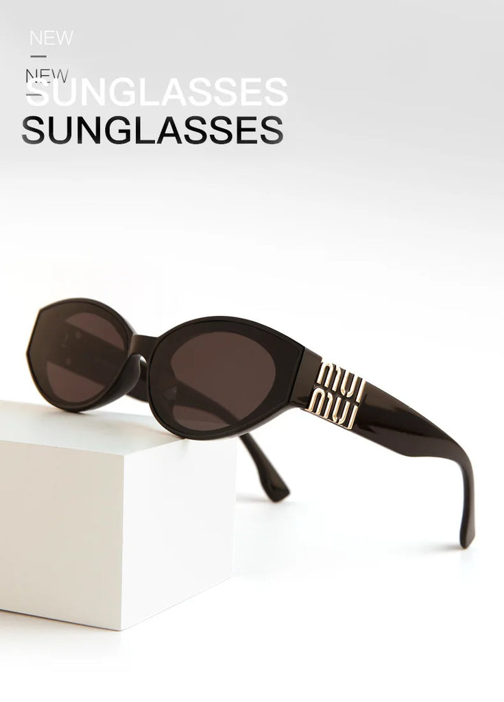 Glamour Fashion Luxury Oval Sunglasses