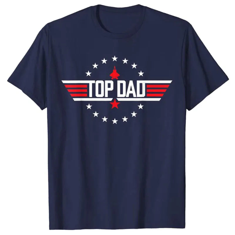 Top Dad Father’s Day T‑Shirt – Custom Men’s Graphic Tee for Christmas & Birthday Gifts