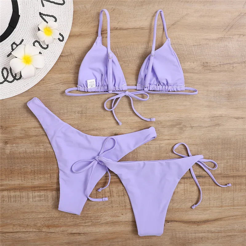 Sexy 3‑Piece Bikini Set