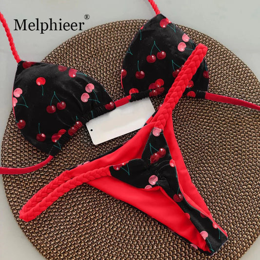 Women’s Sexy Brazilian Push‑Up Bikini – Two‑Piece Swimsuit E045 Summer Beachwear