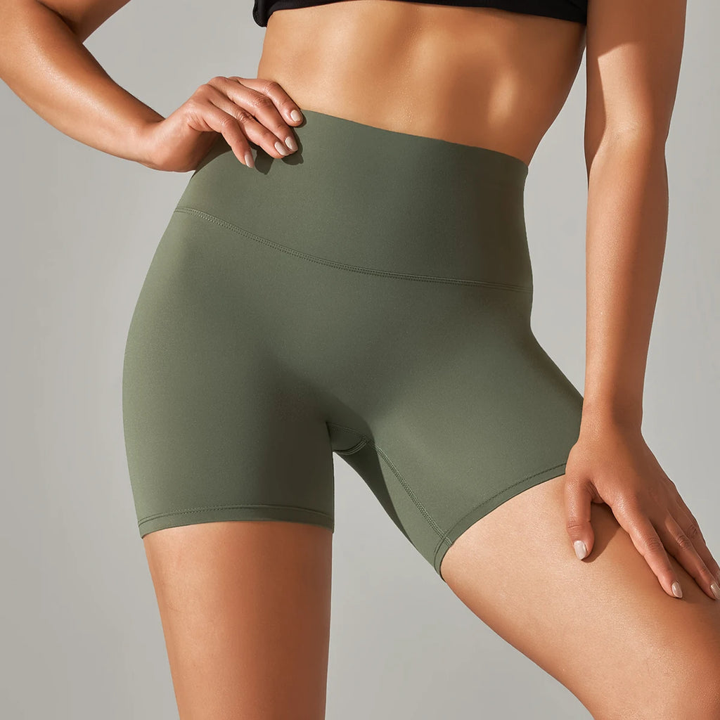 Seamless High Waist Yoga Shorts for Women