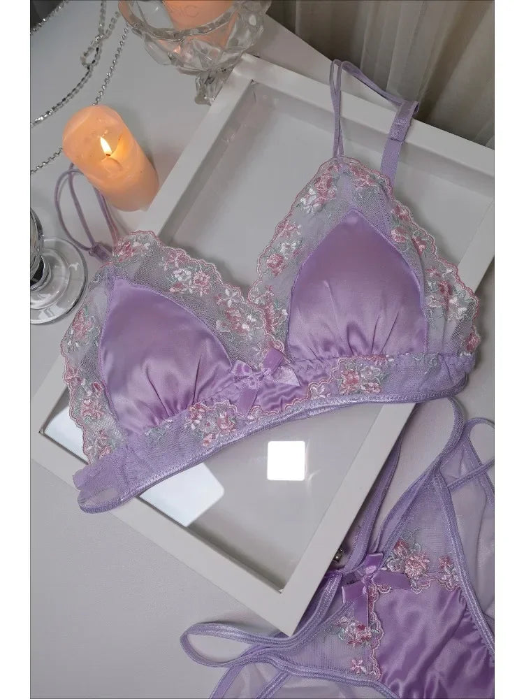 Light Luxury Silk Lace Underwear