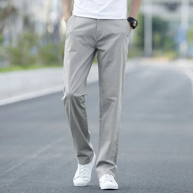 Plus‑Size Summer Chino Pants