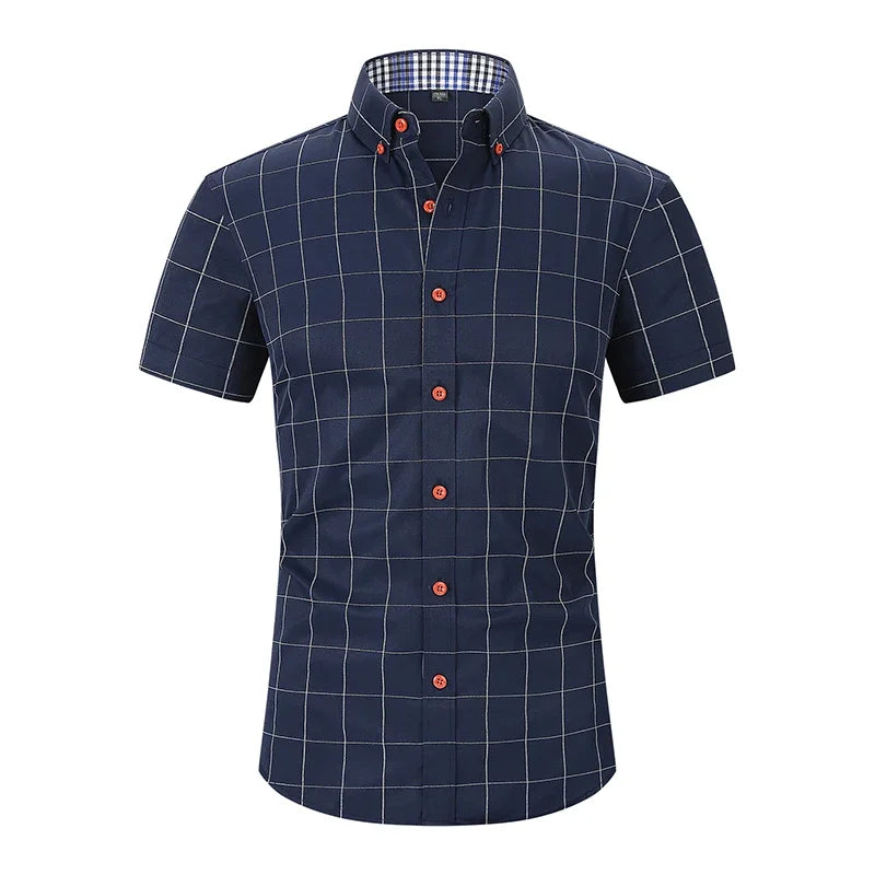Breathable Slim‑Fit Casual Business Shirt