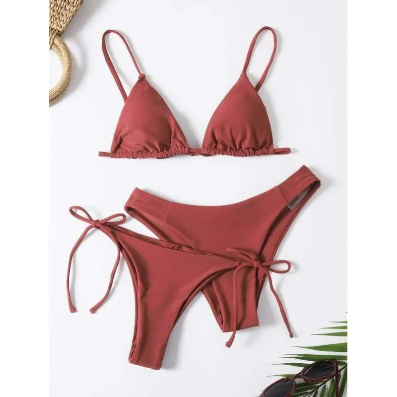 Sexy 3‑Piece Bikini Set