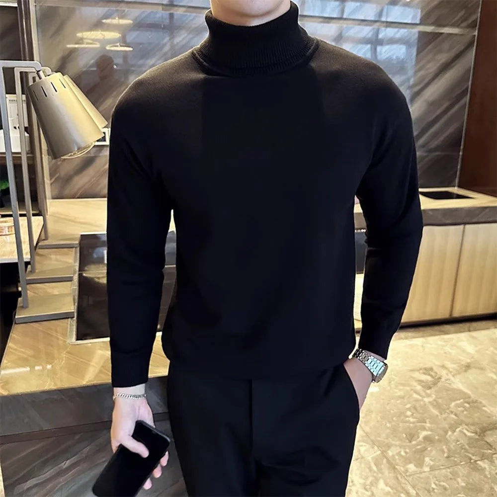 Fleece Turtleneck Sweater