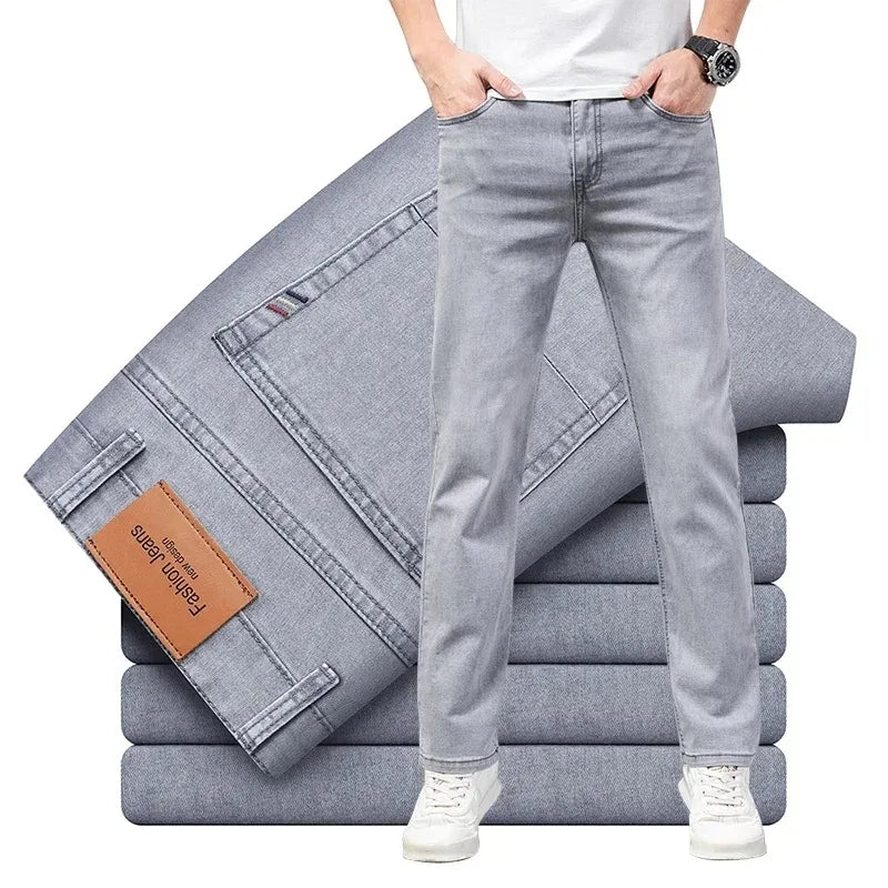 Summer Stretch Gray Jeans