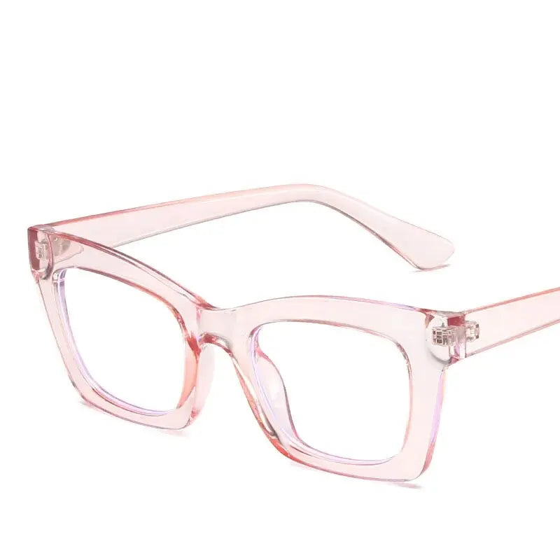 Retro Bag Color Anti-blue Glasses Europe And The United States Ins Wind Flat Mirror Female Color Glasses