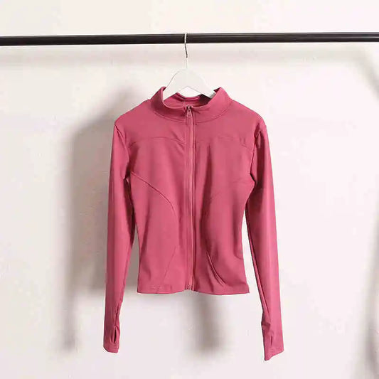 Gym Clothing Long Sleeve Running Fitness Yoga Top Wear Women Zipper Sports Jacket for Women