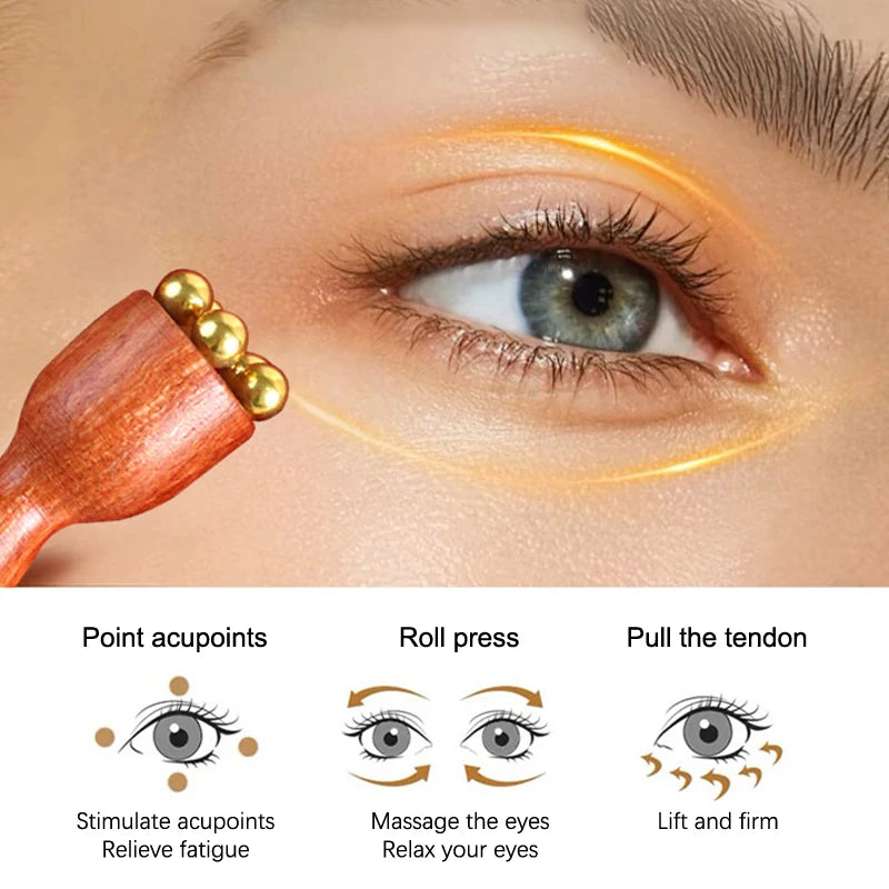 Sandalwood Gua Sha Face Massage Tool – Lotus Seedpod Shape Facial Massager for Relaxation & Skin Care