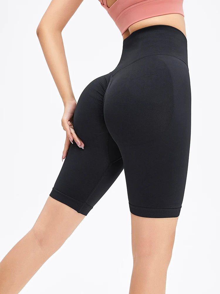 Women’s Seamless High Waist Fitness Shorts
