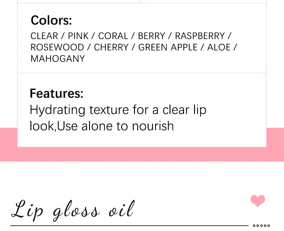 Crystal Jelly Lip Oil – Moisturizing, Plumping & Tinted Glow for Fuller, Softer Lips
