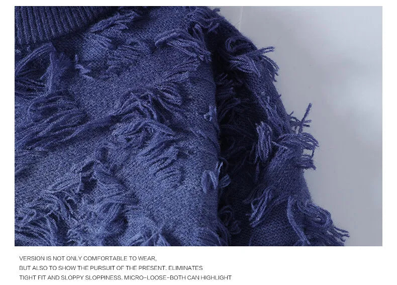 2024 Winter Sweaters for male men thick O-neck sweater men Student youth sweaters autumn Men's wool Casual Knitwear Pullover