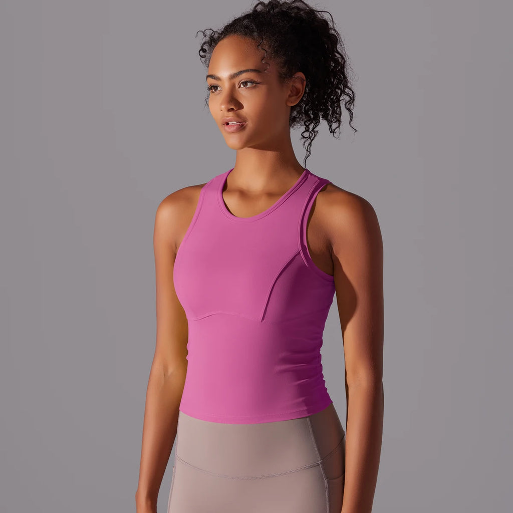 Sport Bra Women Yoga Vest Sports Underwear Women Shockproof Sagging Resistant Yoga Vest Fitness Bra Integrated Professional Runn