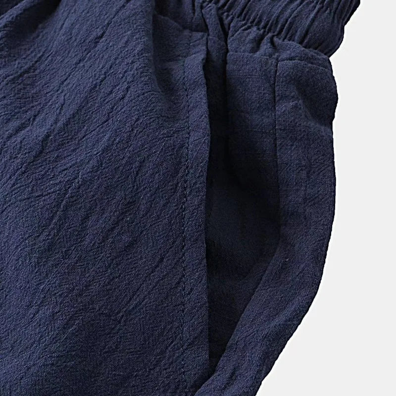 Lapel Short‑Sleeve Shirt & Shorts