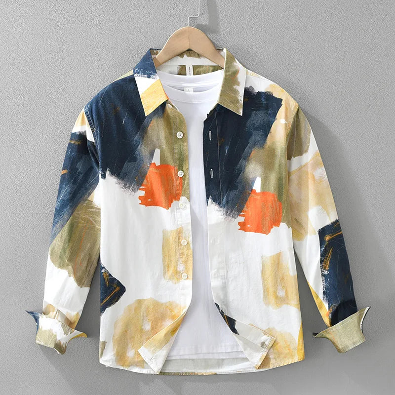 Tie‑Dye Casual Shirt