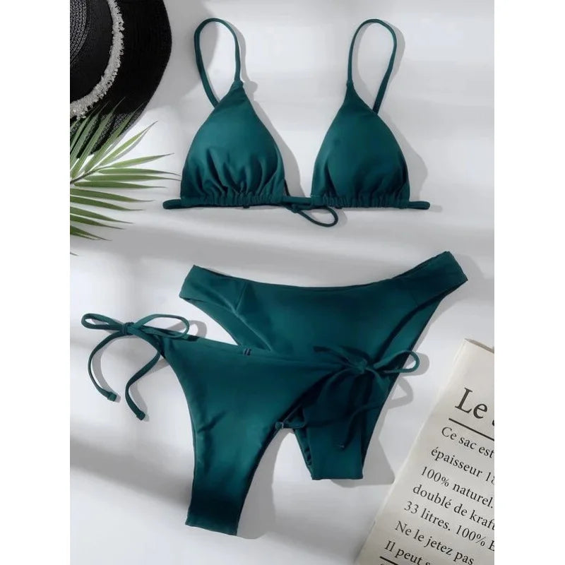 Sexy 3‑Piece Bikini Set