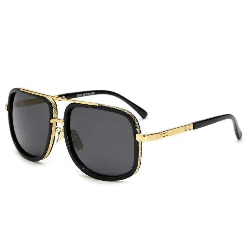 New Polarized Gradient Square Metal Frame Men's Sunglasses Fashion Vintage Women Sun Glasses UV400 Driving Fishing The Best Gift