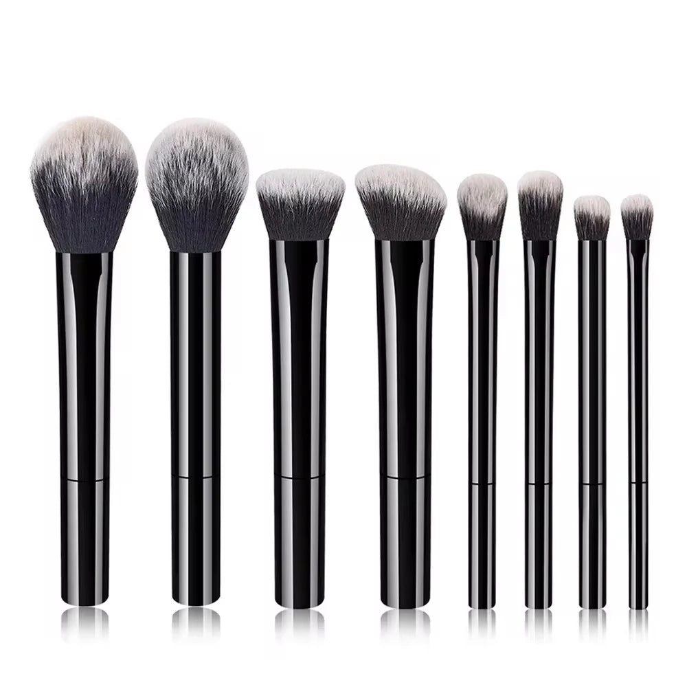 8pcs Pro Makeup Brush Set – Soft Premium Synthetic Hair, Cruelty‑Free & Easy‑Clean Beauty Essentials