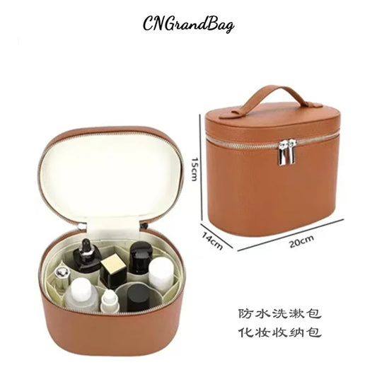 Travel Cosmetic Organizer • Toiletry Bag for Women & Girls • With Handle & Dividers