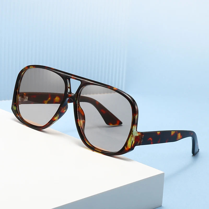 Car Sunglasses 1/3pcs Oversized Double Bridges Sun Glasses Fashion Outdoor Driving Brand Shades Goggles Travel UV400 Glasses