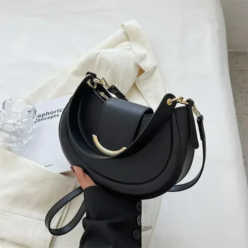 Armpit Shoulder Side Bags for Women 2024 Designer Trend Leather Small Underarm Crossbody Handbags and Purses Bags for Women