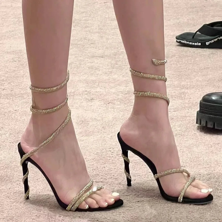 African Woman Shoe Branded Pumps Casual Heels Sweet Peep Toe Nude 2025 Roman Style Sexy Sandals Burgundy Fashion Orange Comforta