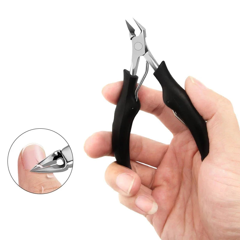 Professional Sharp Toenail & Cuticle Nipper – Precision Ingrown Nail Clipper & Dead Skin Remover
