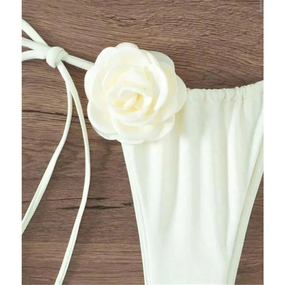 Rose Flower Brazilian Bikini