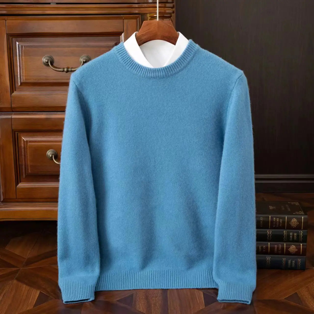 Cashmere O‑Neck Sweater