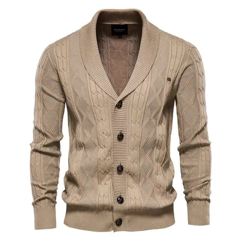 Retro V‑Neck Sweater Jacket for Spring & Autumn
