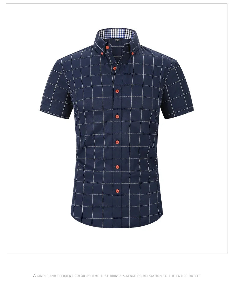 Breathable Slim‑Fit Casual Business Shirt
